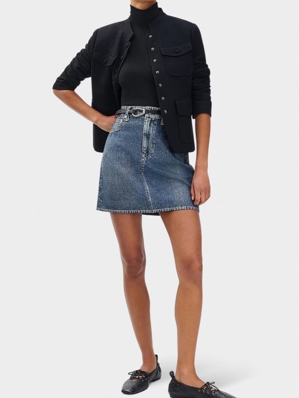 Rag & Bone Miramar Ponte Mini Skirt in Woodside Size 00